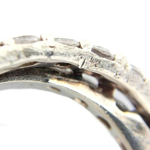 FolliFolli クロスモチーフリング Folli Follie（フォリフォリ） クロス 二重 約13号 リング 指輪 SV925