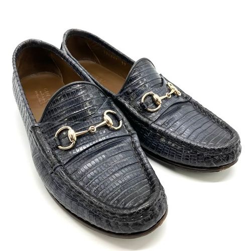 トッズ TOD'S ドライビングシューズ ローファー スウェード ブルー 約
