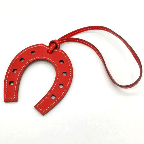 ロエベ LOEWE タッセル チャーム レザー ワインレッド ゴールド