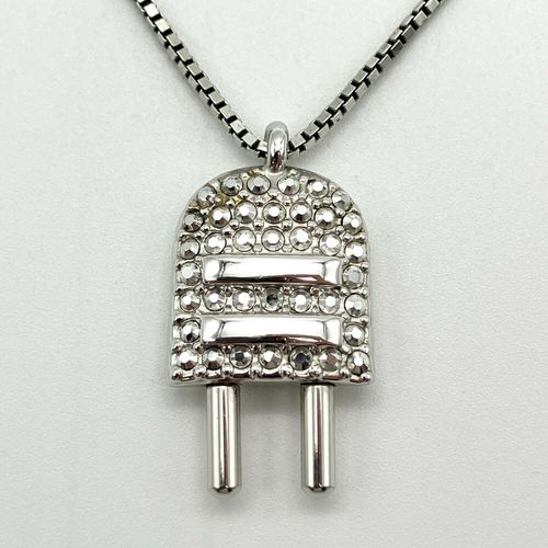ミキモト MIKIMOTO JAL 1Pパール付 ペンダントウォッチ ネックレス