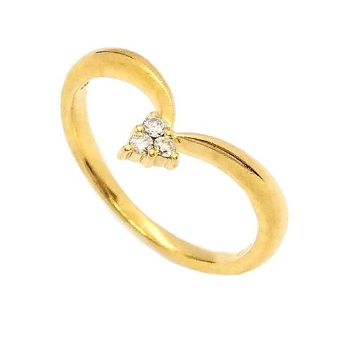 カルティエ Cartier タンク リング 指輪 アイオライト #53 K18YG