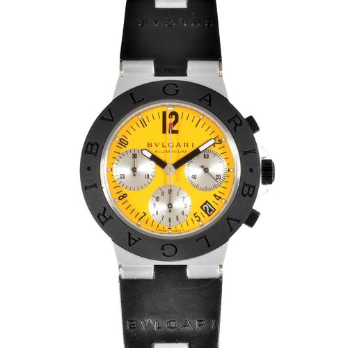 ブルガリ BVLGARI AC38TA アルミニウム クロノグラフ リミテッド