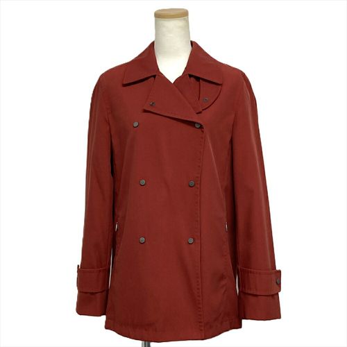 マックスマーラ MAX MARA ダブルブレスト コート ナイロン コットン
