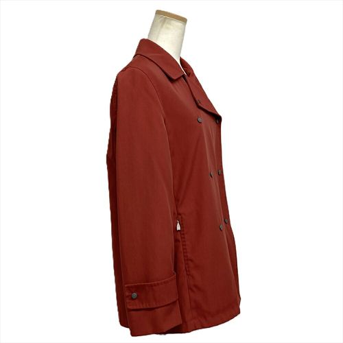 マックスマーラ MAX MARA ダブルブレスト コート ナイロン コットン