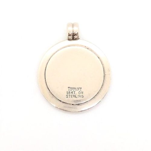 ティファニー Tiffany&Co. T＆C ロゴ コイン ペンダントトップ K18
