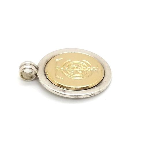 ティファニー Tiffany&Co. T＆C ロゴ コイン ペンダントトップ K18