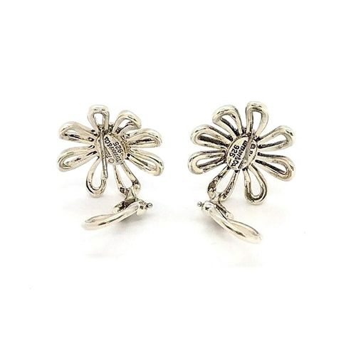 ティファニー Tiffany&Co. デイジー フラワー ピアス オニキス SV925