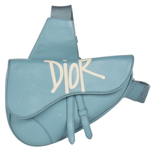 ディオール Dior ステューシーコラボ サドルバッグ ショルダーバッグ