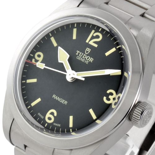 チューダー TUDOR 79950 レンジャー 腕時計 自動巻 ブラック文字盤