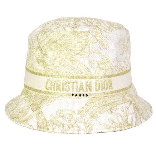ディオール Dior D-BOBBY ボブハット 58サイズ ロゴ 刺繍 バケット 