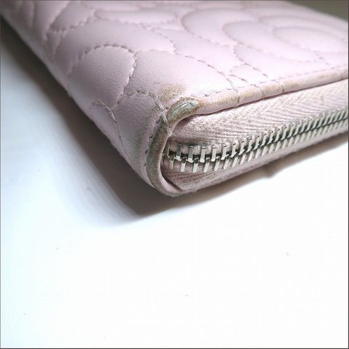 20%OFF】シャネル CHANEL カメリア ラウンドファスナー 長財布