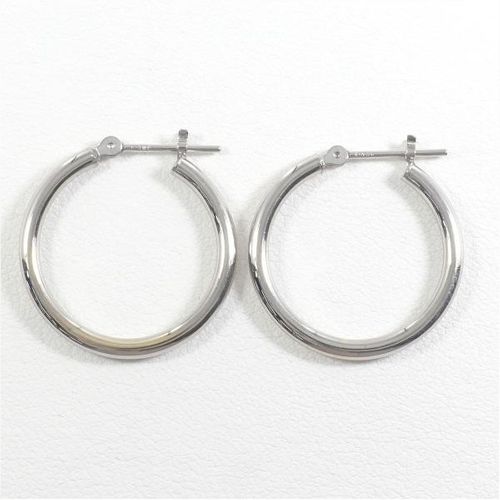 25%OFF】K14 14金 WG ホワイトゴールド ピアス 総重量約1.0g | - Buyee