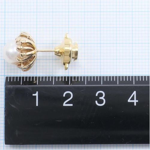 ブローチ K18 YG イエローゴールド 20%OFF】K18 18金 YG イエローゴールド 合金 ピンブローチ パール 総