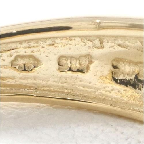 14K YG リング 指輪 11号 クロサンゴ 総重量約2.9g | - Buyee