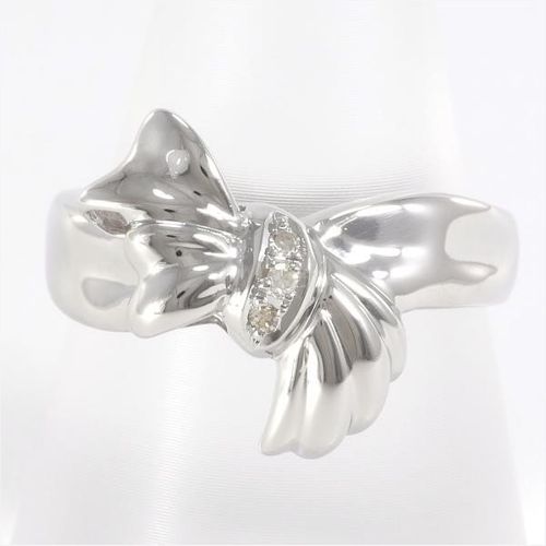 pt900 プラチナダイヤモンドリング17号