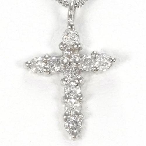 プラチナ850 ダイヤ　0.41カラット　ネックレス 高島屋 プラチナ850 ダイヤモンド 0.47カラットネックレス