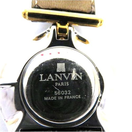 10%OFF】ランバン 56032 ゴールドフェイス クォーツ 時計 腕時計