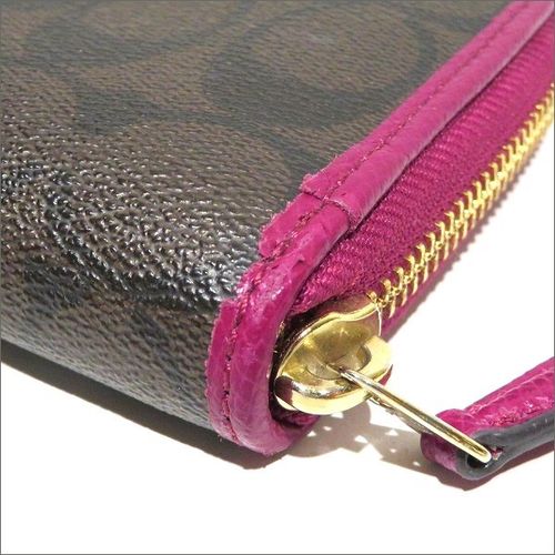 10%OFF】コーチ COACH シグネチャー F54630 ラウンドファスナー 財布