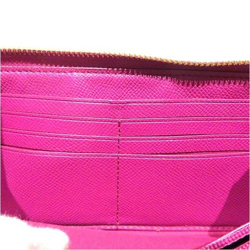 新品　コーチ F54630 ラウンドファスナー ジップ シグネチャー  ピンク COACH（コーチ） 長財布 ラウンドファスナー アウトレット