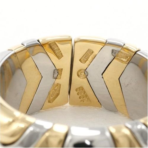 5%OFF】ブルガリ アルベアーレ K18YGWG リング 指輪 10号 総重量約10.7