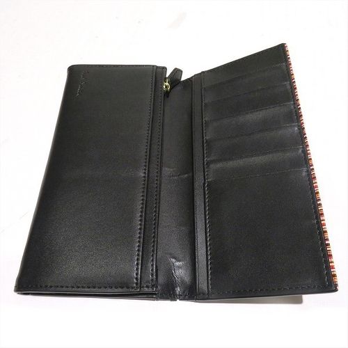 ポール スミス 2つ折り財布 PSU056 レザー長財布 メンズ 【中古 ポール スミス 2つ折り財布 PSU056 レザー長財布 メンズ 【中古