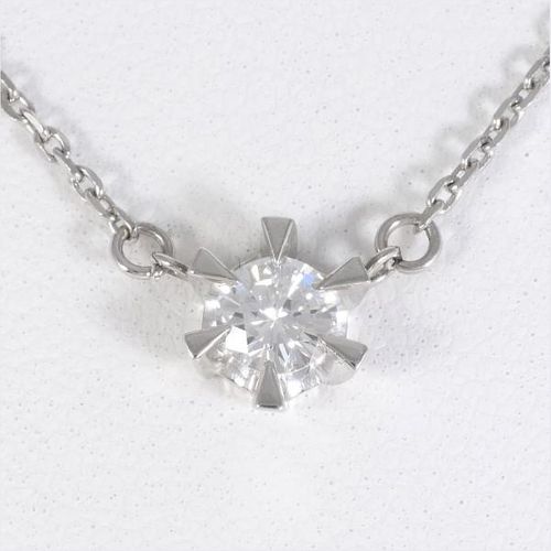 ete - エテ K10PG ネックレス ジルコニア 総重量約0.8g 約40cm