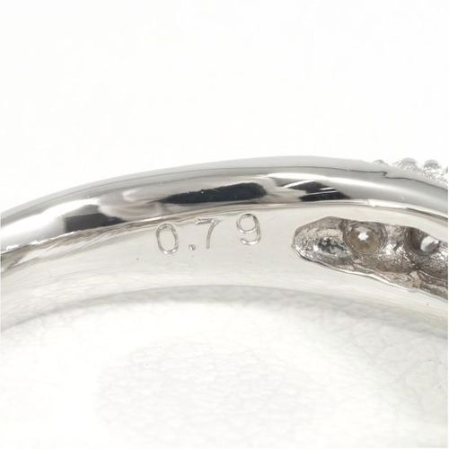 Pt900 リング 重量6.40g プラチナ 13号 ダイヤモンド 0.63ct 煌めきあふれる PT900プラチナリング 指輪