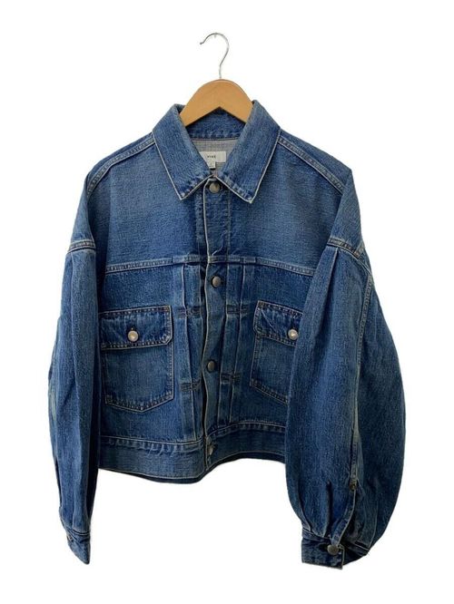 HYKE Ｇジャン BALLOON SLEEVE DENIM JACKET TYPE2 Gジャン 2 コットン IDG 無地 | -  Buyee日本代購服務 | 在2nd STREET in Japan購物。