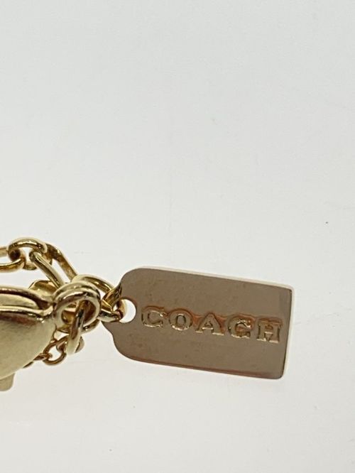 COACH ブレスレット ブレスレット メッキ カラーストーン GLD 