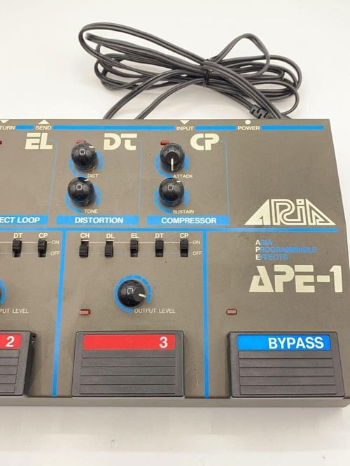 ARIA APE-1 マルチエフェクター 日本製 ARIA APE-1 マルチエフェクター 日本製 ARIA APE-1 1980年代