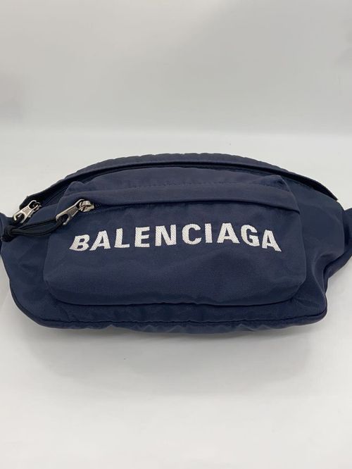 BALENCIAGA ウエストバッグ ウエストバッグ ナイロン NVY 無地 528862