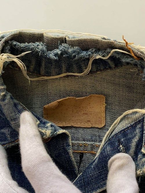 Levi's Gジャン 刻印525 60s～70s 4th BIG E Gジャン 不均等V