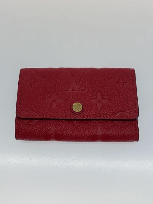 新品美品 ルイ・ヴィトン ミュルティクレ6 赤 キーケース LOUIS VUITTON キーケース ミュルティクレ6_モノグラム・アンプラント