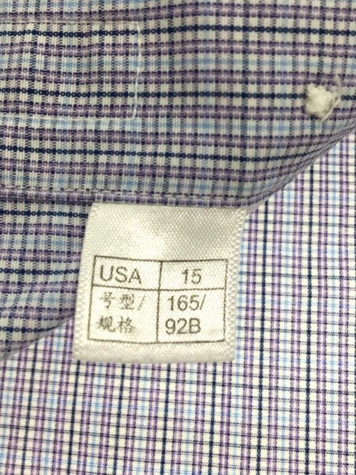 ⑨Brooks Brothers 大特価 チェックシャツ 16½-32 BROOKS BROTHERS シャツ ストレッチオックスフォード ギンガム