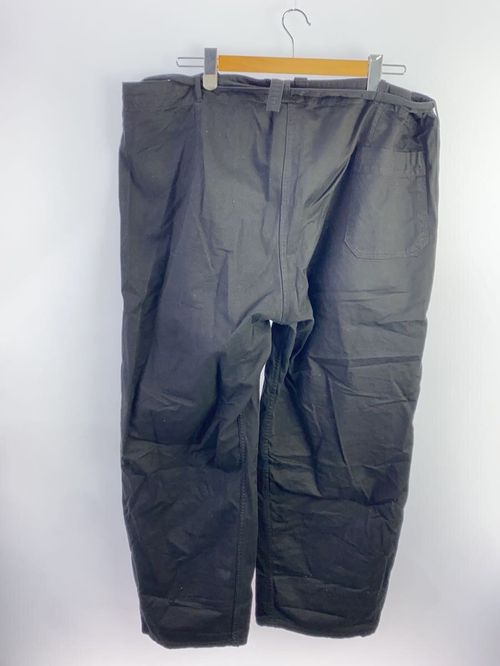 GERMAN MILITARY / ドイツ軍/ベルト付きワークパンツ/55/コットン/BLK/無地 GERMAN MILITARY その他 ドイツ軍 ベルト付きワークパンツ 55 コットン