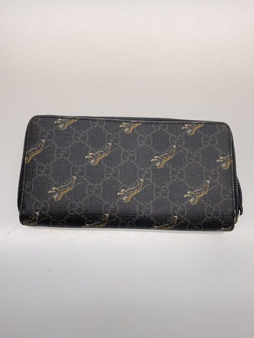 GUCCI 長財布 長サイフ_GGスプリーム_タイガープリント PVC BLK 総柄 メンズ | 2nd STREET in Japan -  Buyee, an Online Proxy Shopping Service | Shop at 2nd STREET in Japan