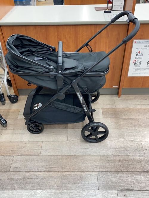 その他ブランド ベビーカー mompush ベビーカー AB型 BLK ハイシート