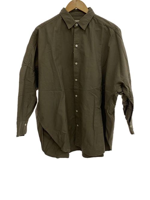 CLANE◆半袖シャツ/1/リネン/BEG/バックフリルオーバーシャツ CLANE DESIGN その他 半袖シャツ 1 リネン BEG バックフリル