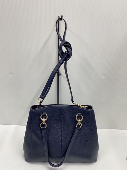 COACH ブラック ショルダーバッグ COACH ショルダーバッグ ショルダーバッグ レザー NVY F36642