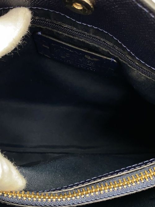 COACH ブラック ショルダーバッグ COACH ショルダーバッグ ショルダーバッグ レザー NVY F36642