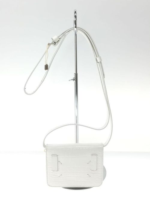 Maison Margiela ウエストバッグ ウエストバッグ レザー WHT 無地