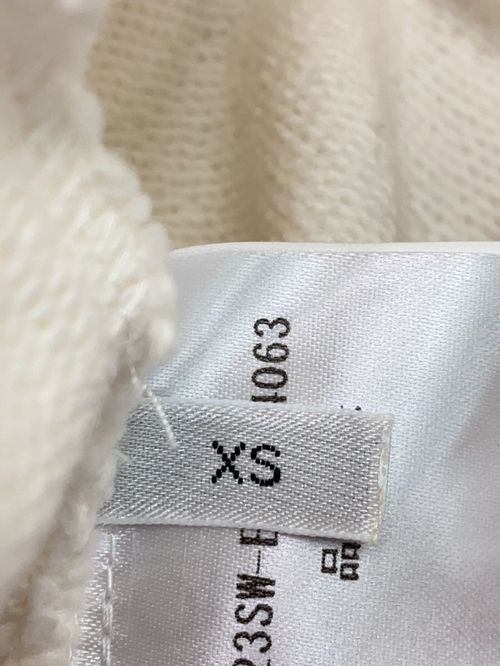 N21(numero ventuno)◆ノースリーブパーカー/パーカー/XS/コットン/WHT/無地/23se-e031-4063// N21(numero ventuno) パーカー ノースリーブパーカー パーカー