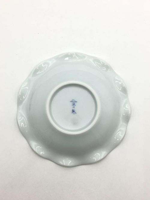 深川製磁 (フカガワセイジ) 御皿セット おしどり 角皿大5p・角皿