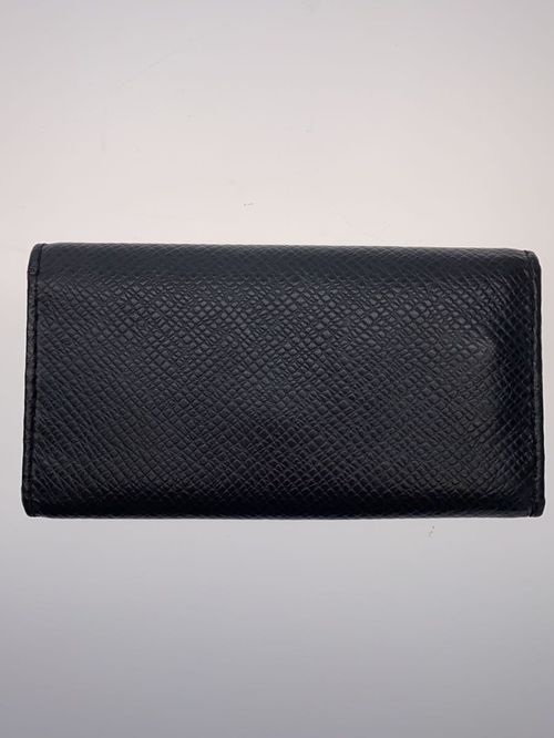 LOUIS VUITTON キーケース ミュルティクレ4_タイガ_BLK レザー BLK