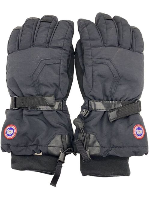CANADA GOOSE 手袋 DOWN GLOVES 手袋 ナイロン BLK 無地 メンズ