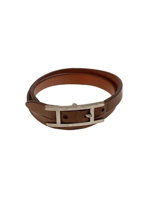 HERMESブレスレット(unisex) Bracelet Uni】HERMES☆エナメルブレスレット☆ユニ Silver