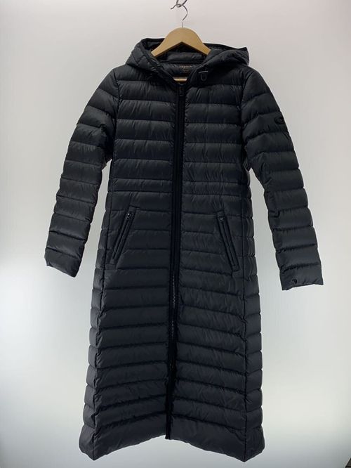 COACHブラックロングダウンジャケット COACH ロングダウンジャケット ロングダウンジャケット S ポリエステル
