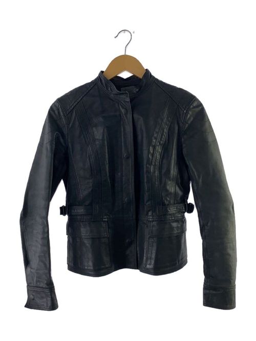 doma / HOODIEダブルライダースジャケット/XS/羊革/BLK/無地/D165001 doma◇HOODIEダブルライダースジャケット/XS/羊革/BLK/無地/D165001
