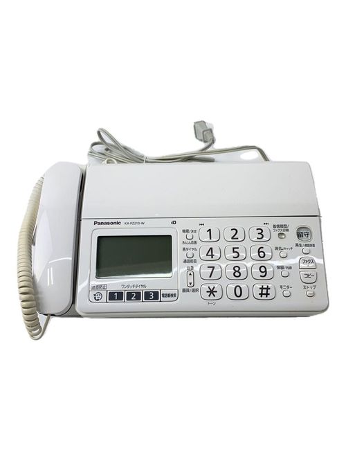 Panasonic FAX電話 FAX電話 おたっくす KX-PZ210DW-W ホワイト 白 