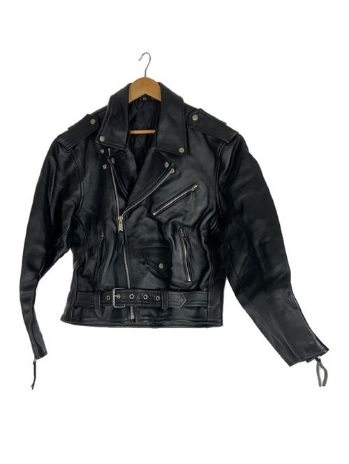 VANSON ライダースジャケット シングルライダースジャケット XL レザー